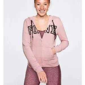 Sweat-shirt à Capuche Victoria's Secret PINK - Style Coupe-vent Doublé - Manches Longues - Multi-couleurs - Neuf Avec étiquette